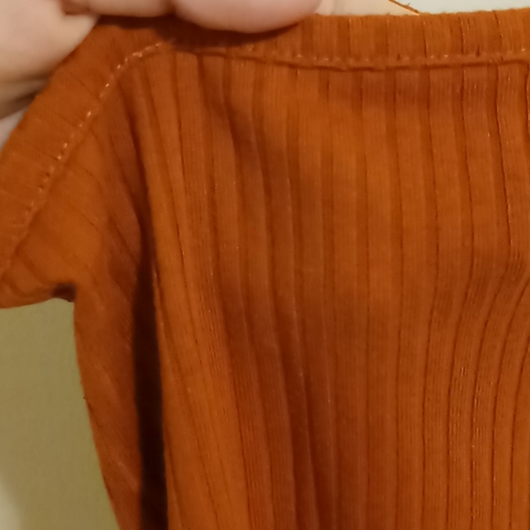 NWOT Orange Kiss crop top with skinny straps - Picture 3 of 3